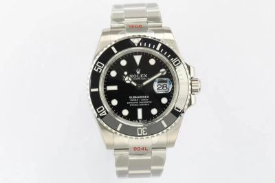 Rolex Submariner 41mm 3235 Movement Ceramic Bezel Blue Lume SS Oyster Band Watch